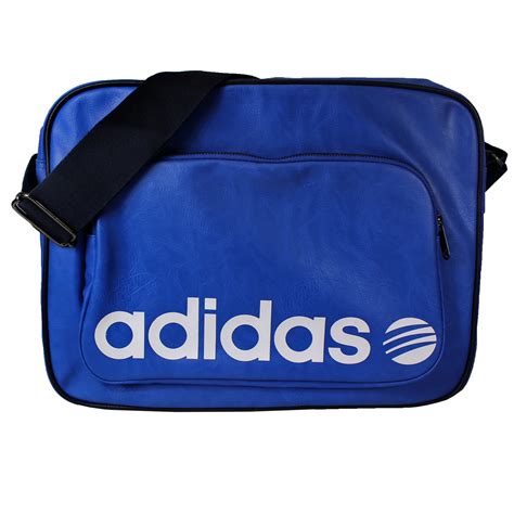 adidas tasche airliner blau weiß